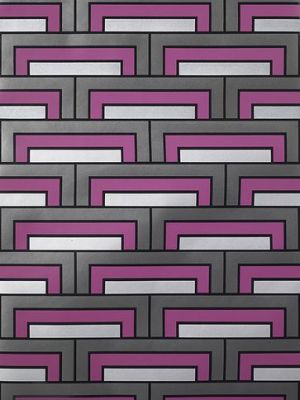 Purple grey steps prints - Florence Broadhurst.jpg